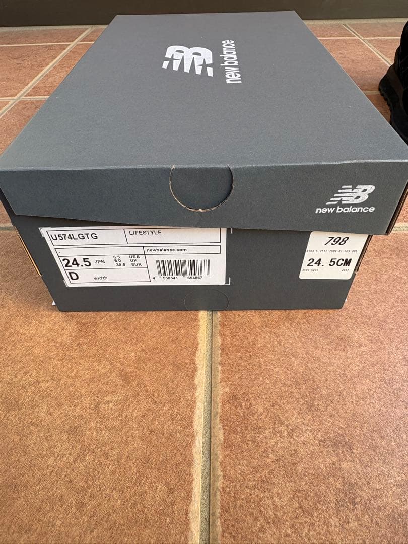 【美品】ニューバランス574 レガシー ブラック U574LGTG