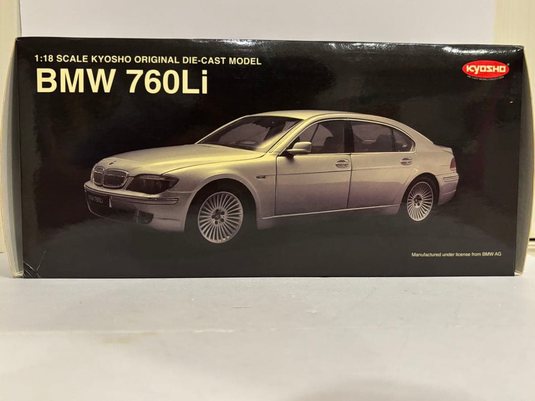 ギミックあり  760Li E66 ミニカー 京商 ディーラー別注1/18