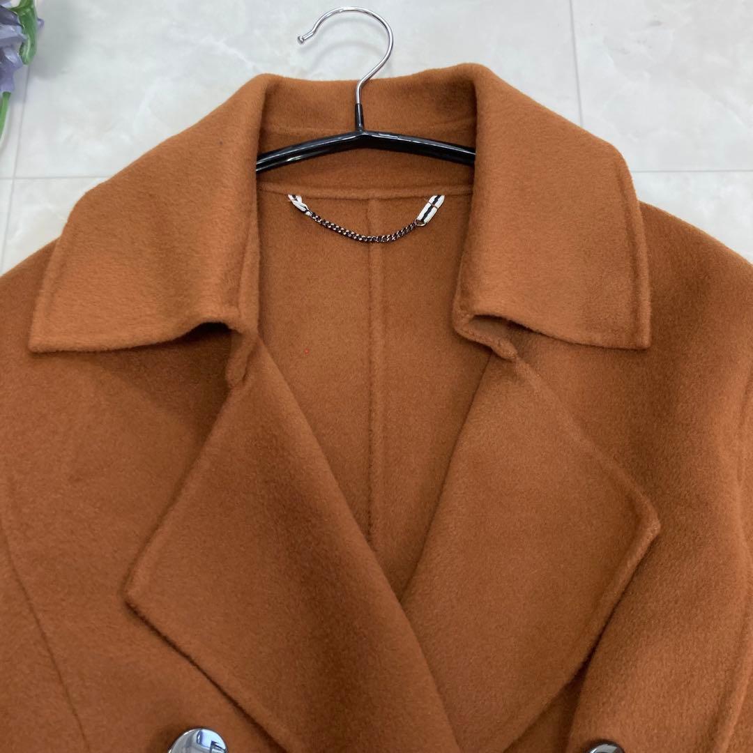 Max&Co カシミヤ混 ダブルフェイス ベルト付 チェスターコート 36