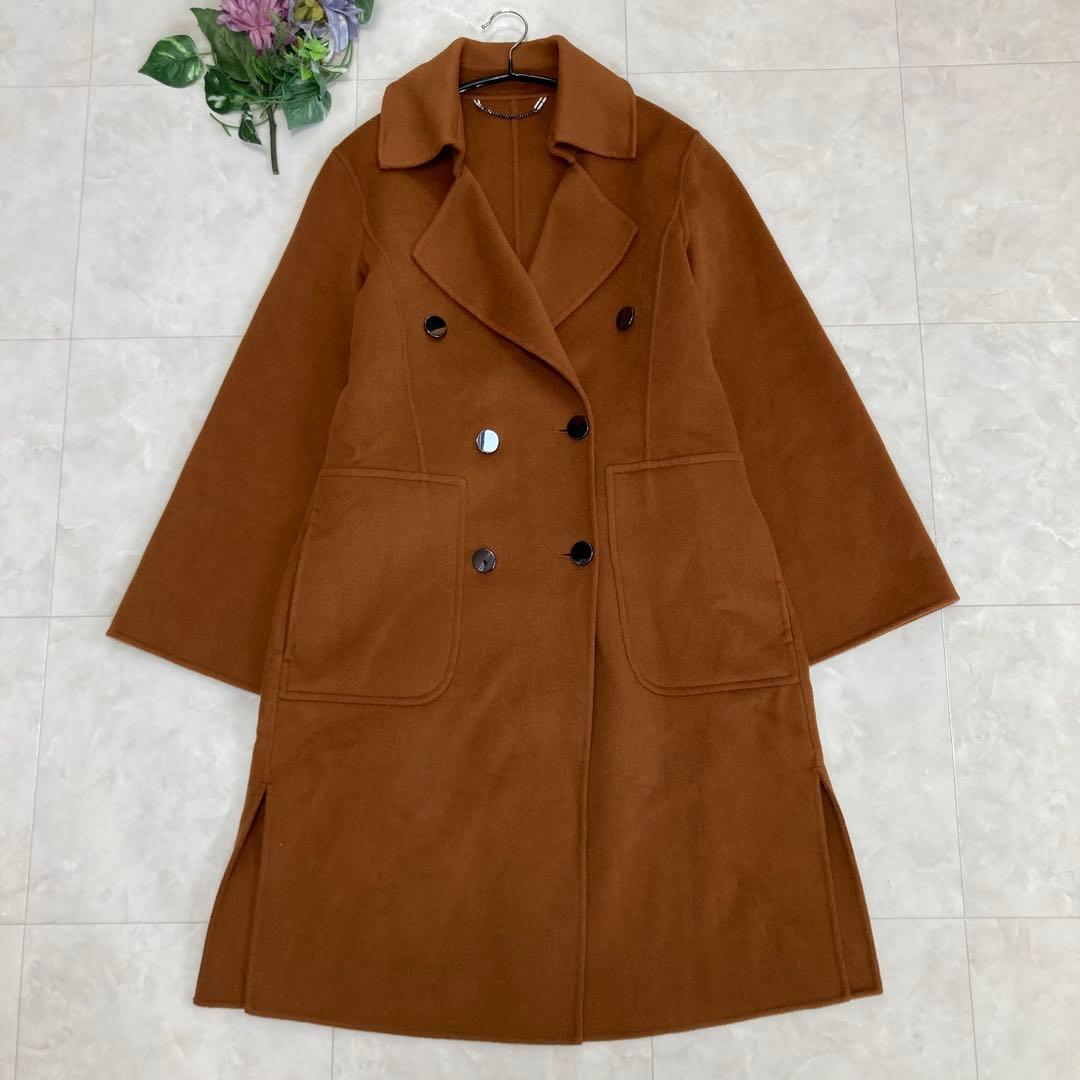 Max&Co カシミヤ混 ダブルフェイス ベルト付 チェスターコート 36