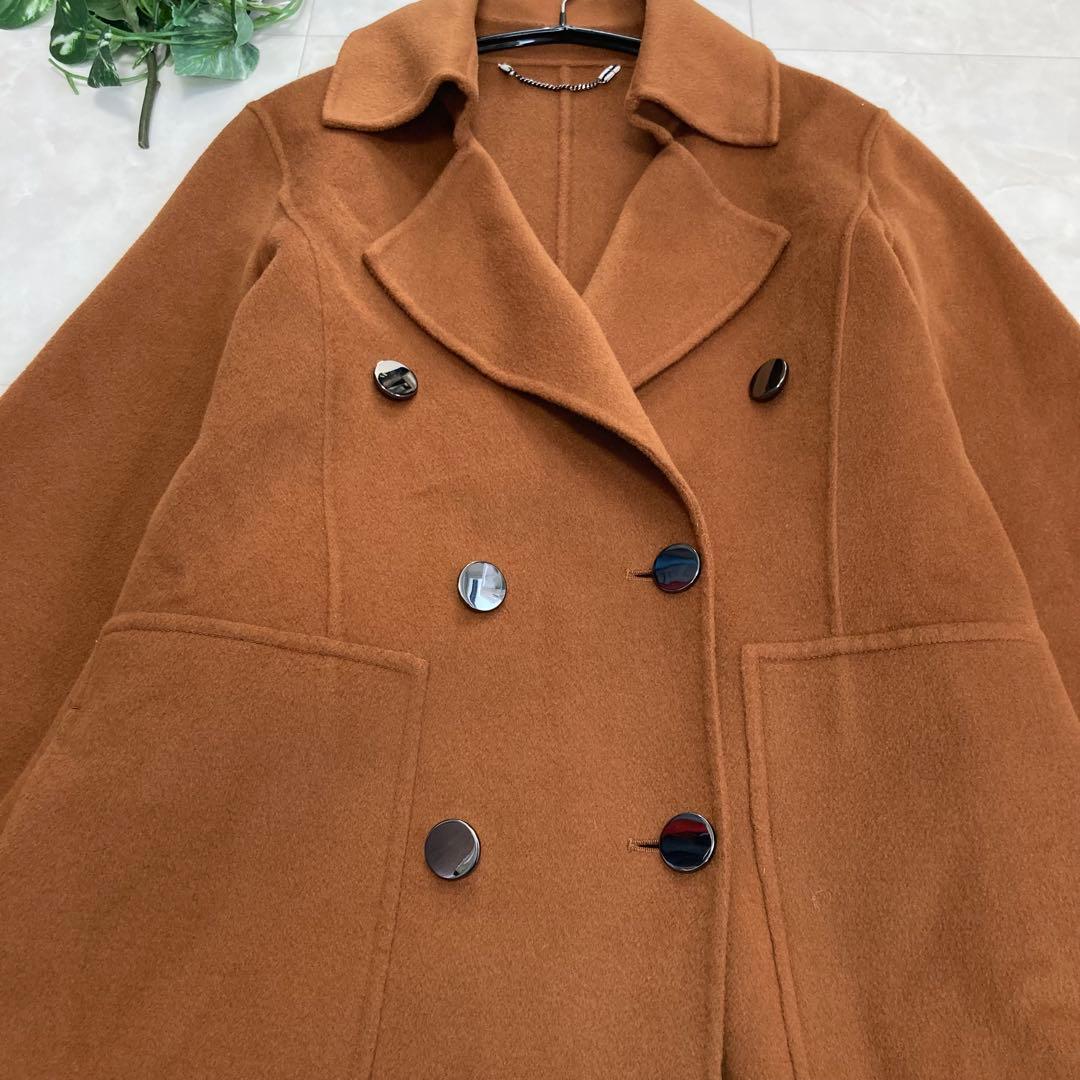 Max&Co カシミヤ混 ダブルフェイス ベルト付 チェスターコート 36