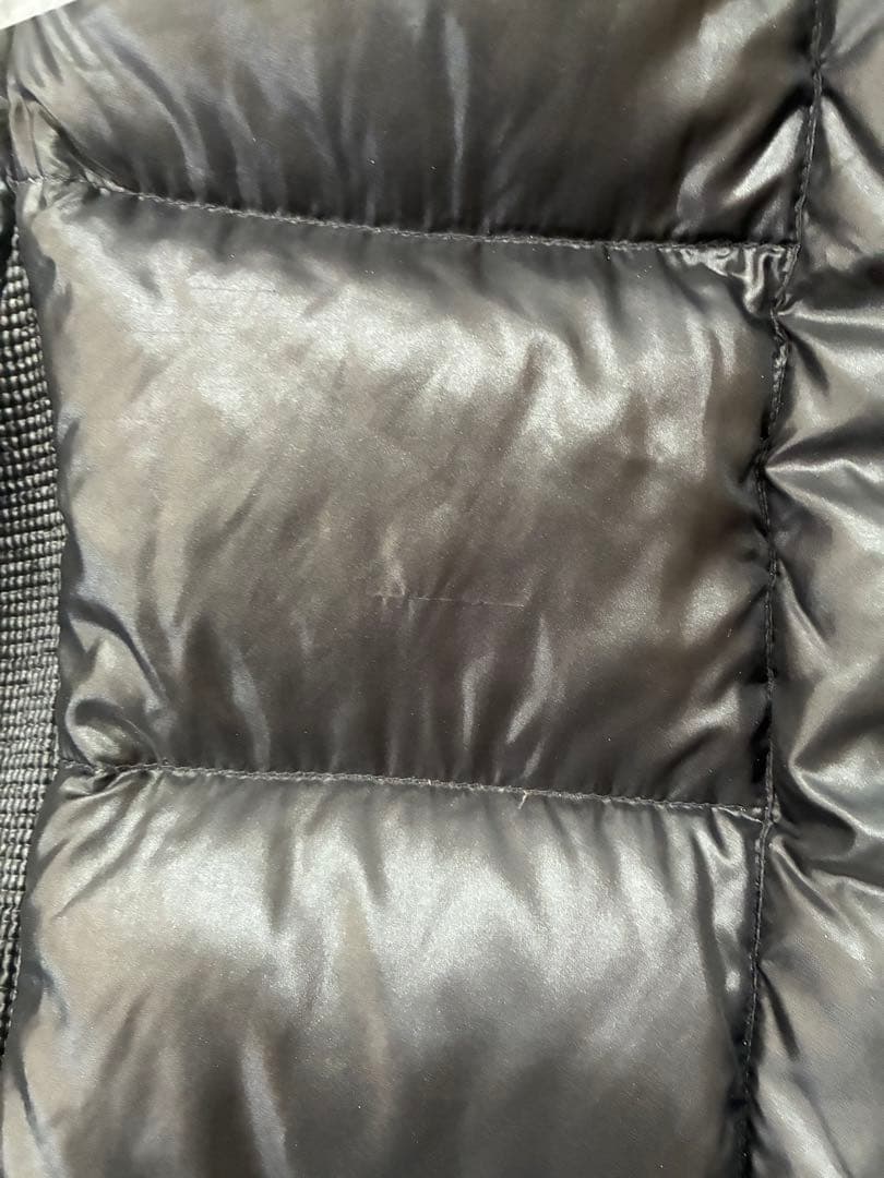 PRADA ダウンジャケット 三角プレート ブラック サイズ40