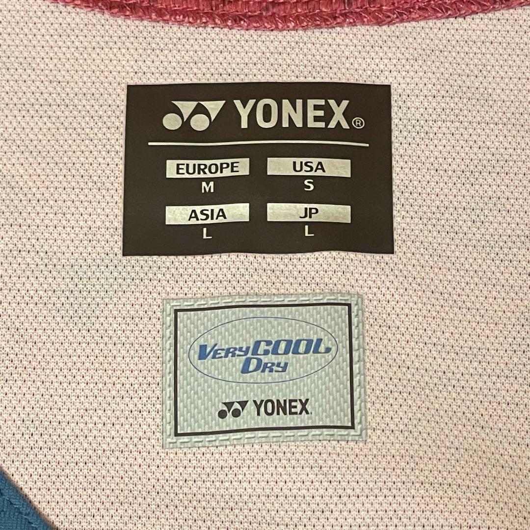 【YONEX】バドミントン 日本代表モデル ゲームシャツ Lサイズ グレープ