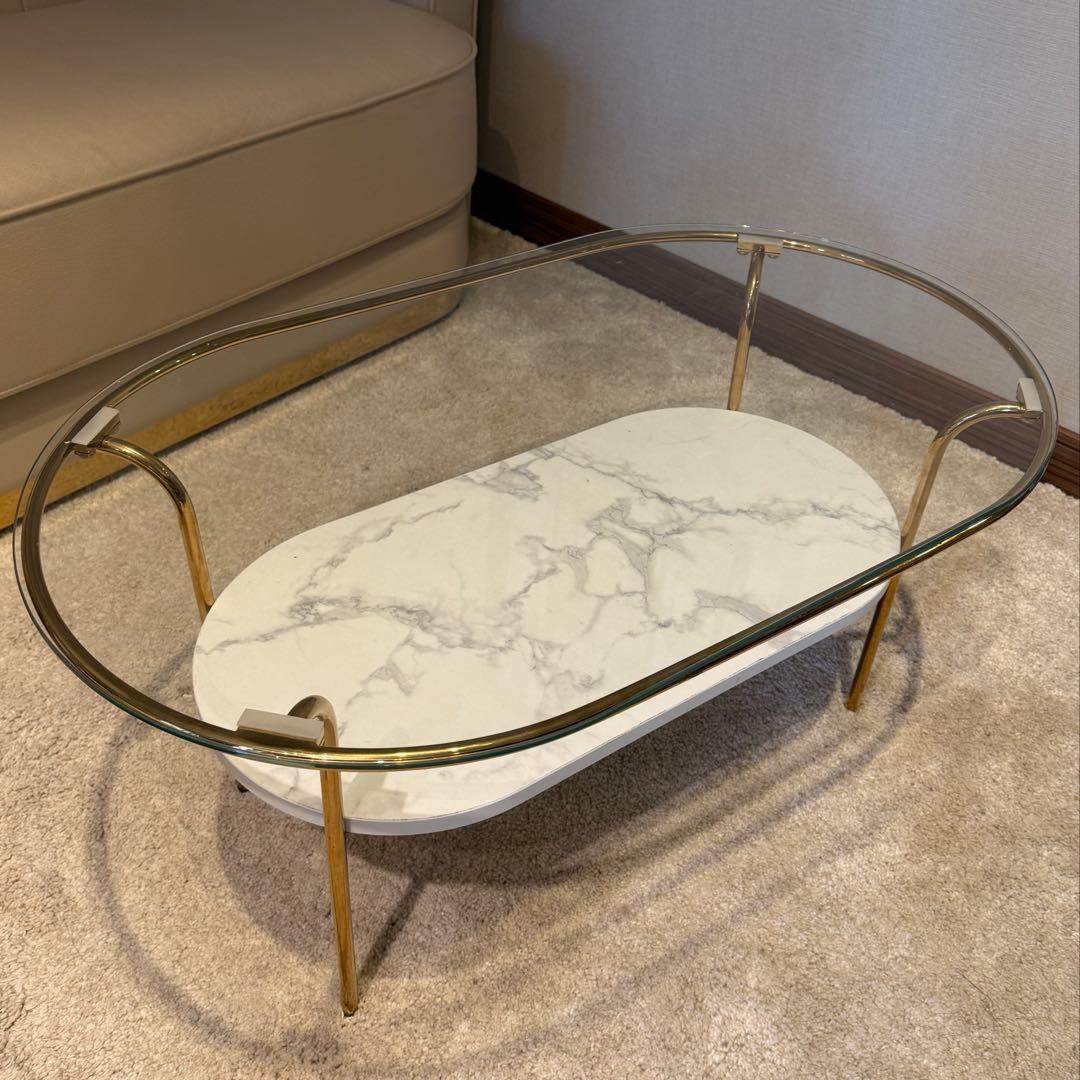 【12/22まで】フランフラン　レガート コーヒーテーブル S ローテーブル