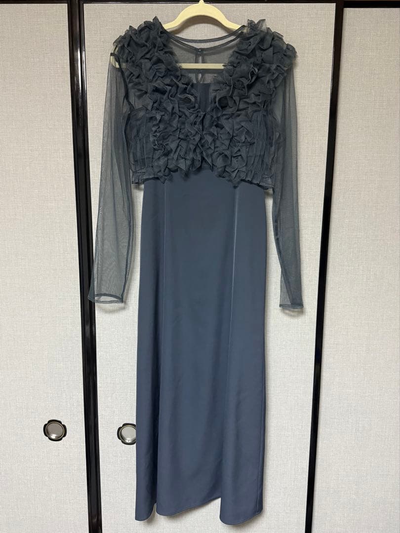 3点セットMany wayフリルドレス オケージョンドレス お呼ばれワンピース