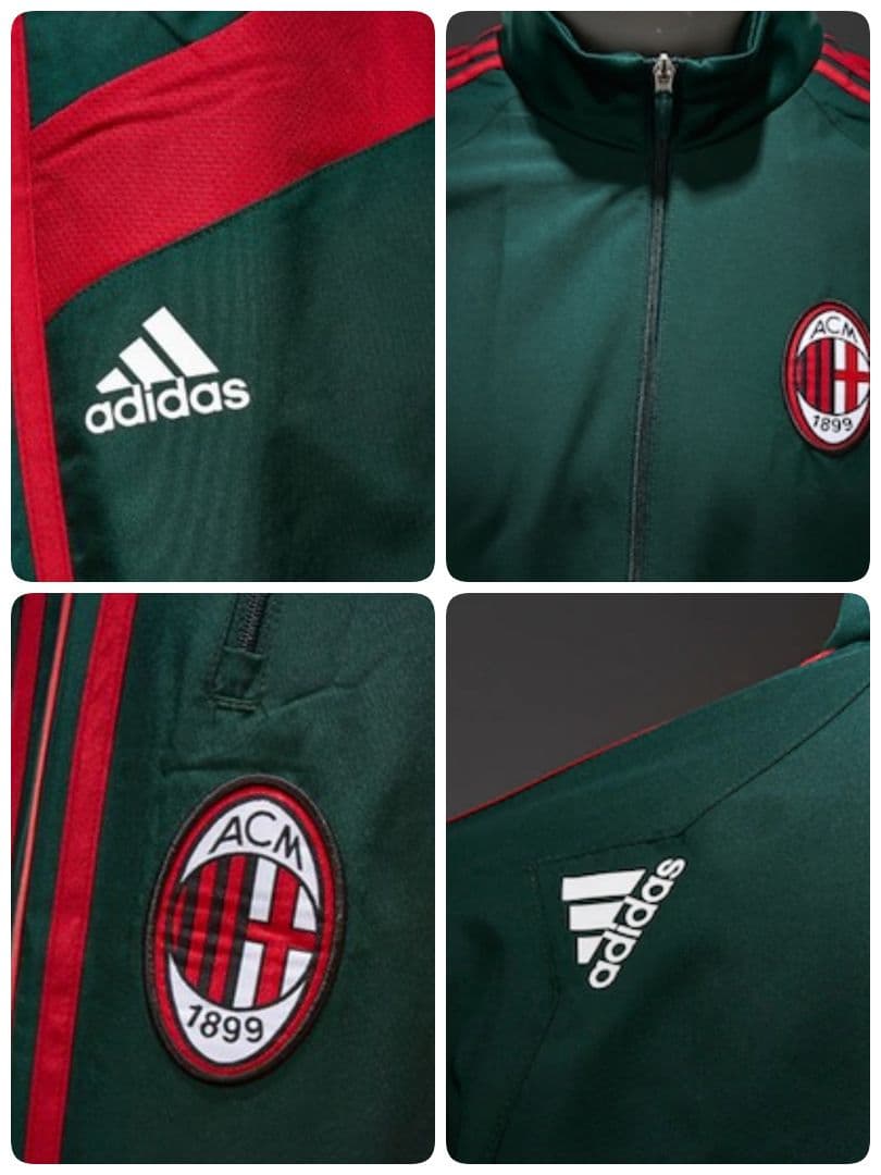 アディダス ACミラン プレゼンテーションスーツ 上下セット サッカー