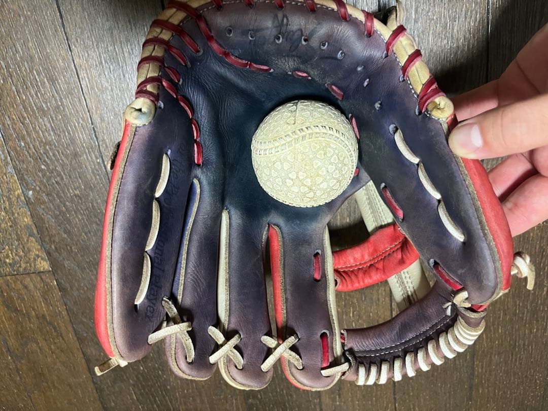 久保田スラッガー　内野手用　オーダー　グラブ　当て取り　旧ラベル