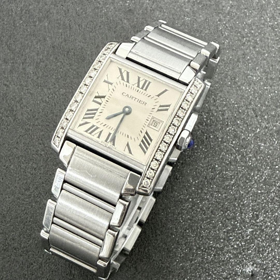 K*載様 売り切りSALE Cartier タンクフランセーズ MM ダイヤモン