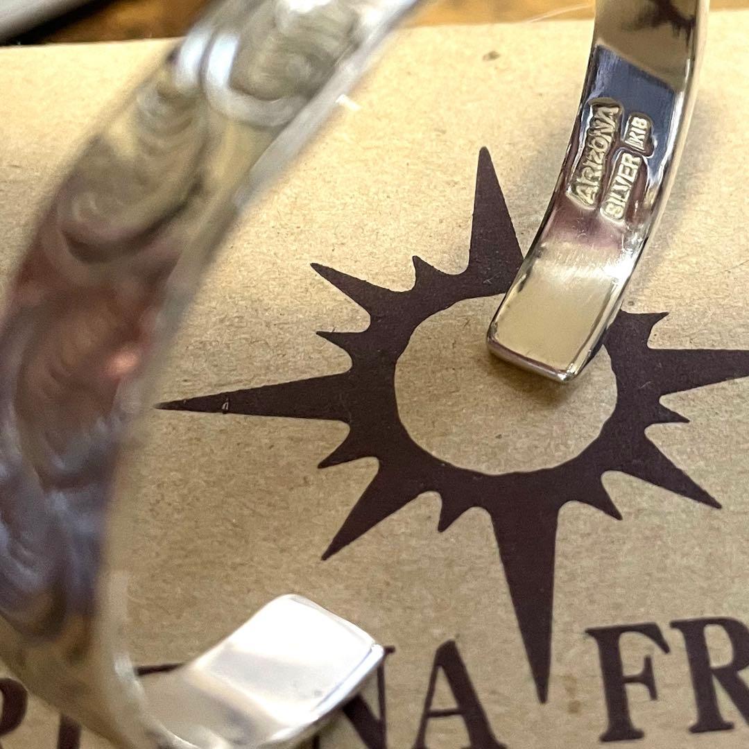 レディース　美品　超唐草　アリゾナフリーダム　バングル　ブレスレット