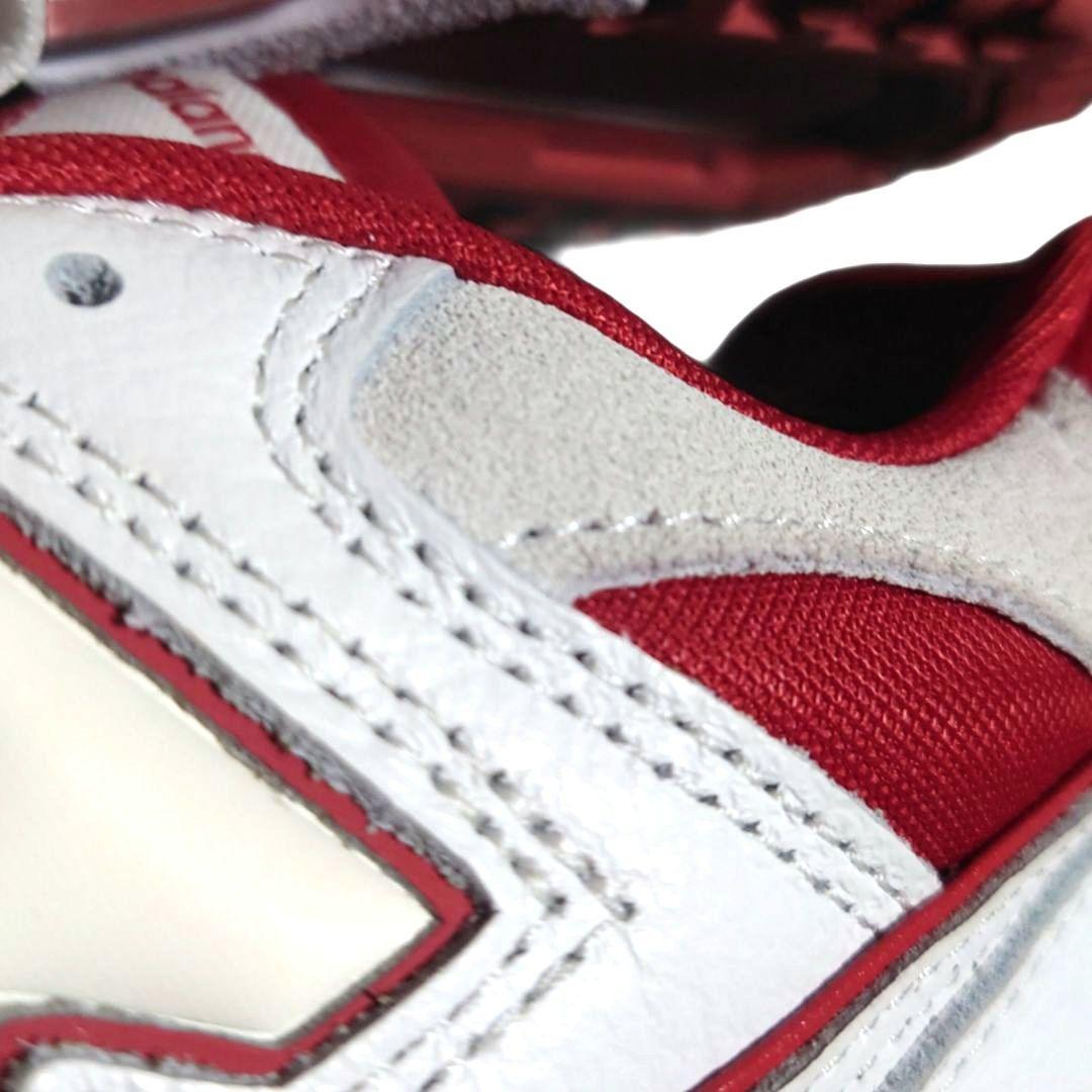 新品✨ニューバランス 550 白赤 24.5cm 人気カラー 定番スニーカー