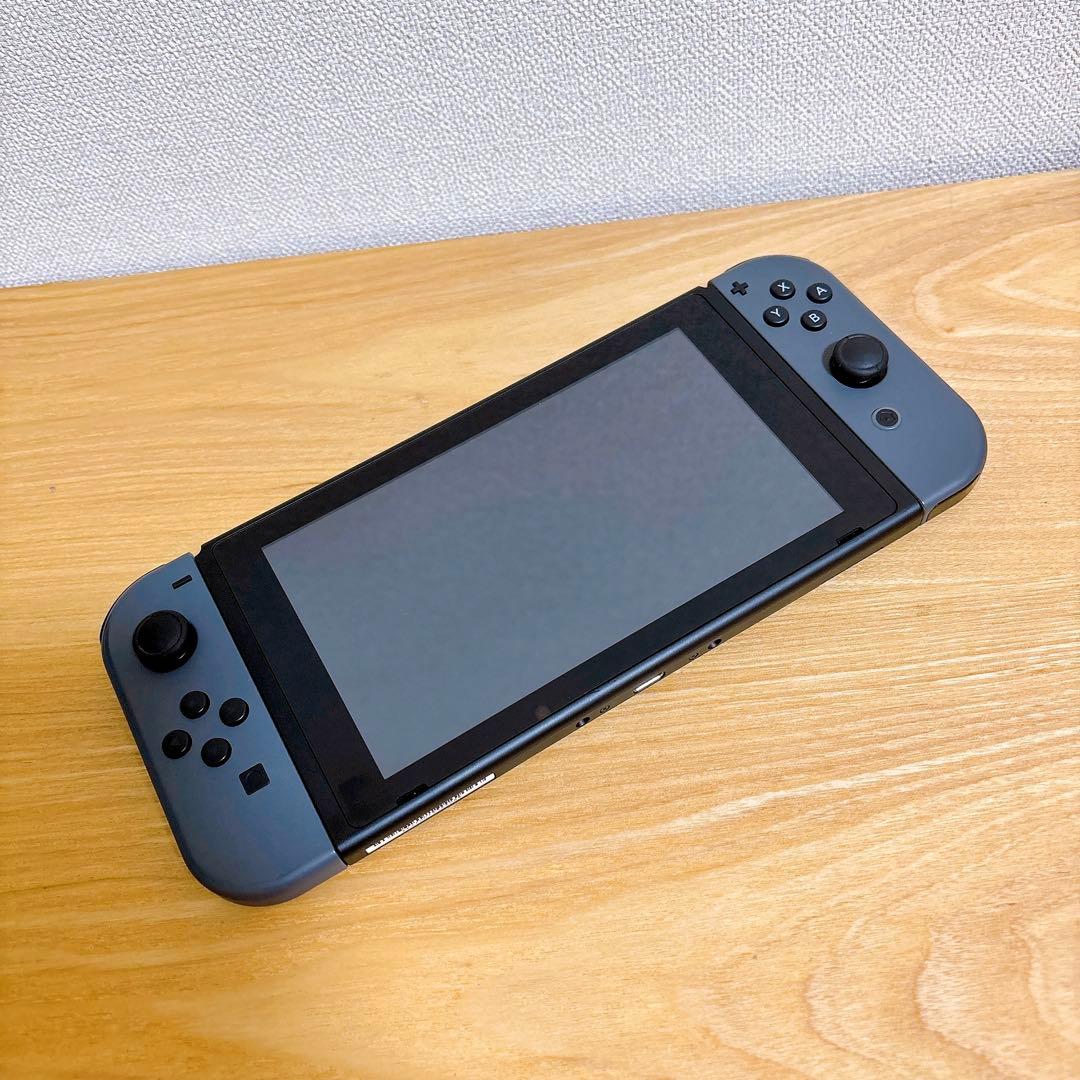 【美品】 バッテリー強化型 Nintendo Switch 本体 グレー