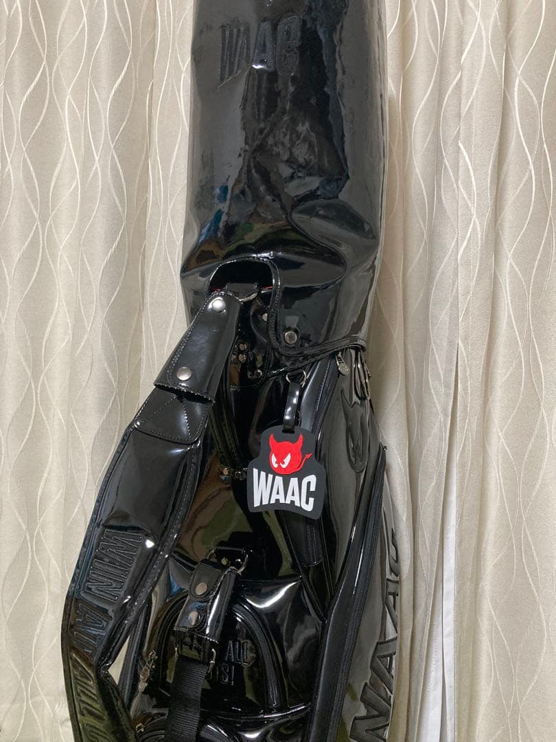 【ほぼ新品】WAAC ゴルフバッグ ブラック