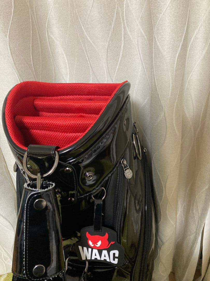 【ほぼ新品】WAAC ゴルフバッグ ブラック