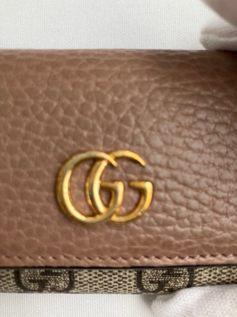 ✨匿名発送✨GUCCI グッチ ピンク/ベージュキーケース