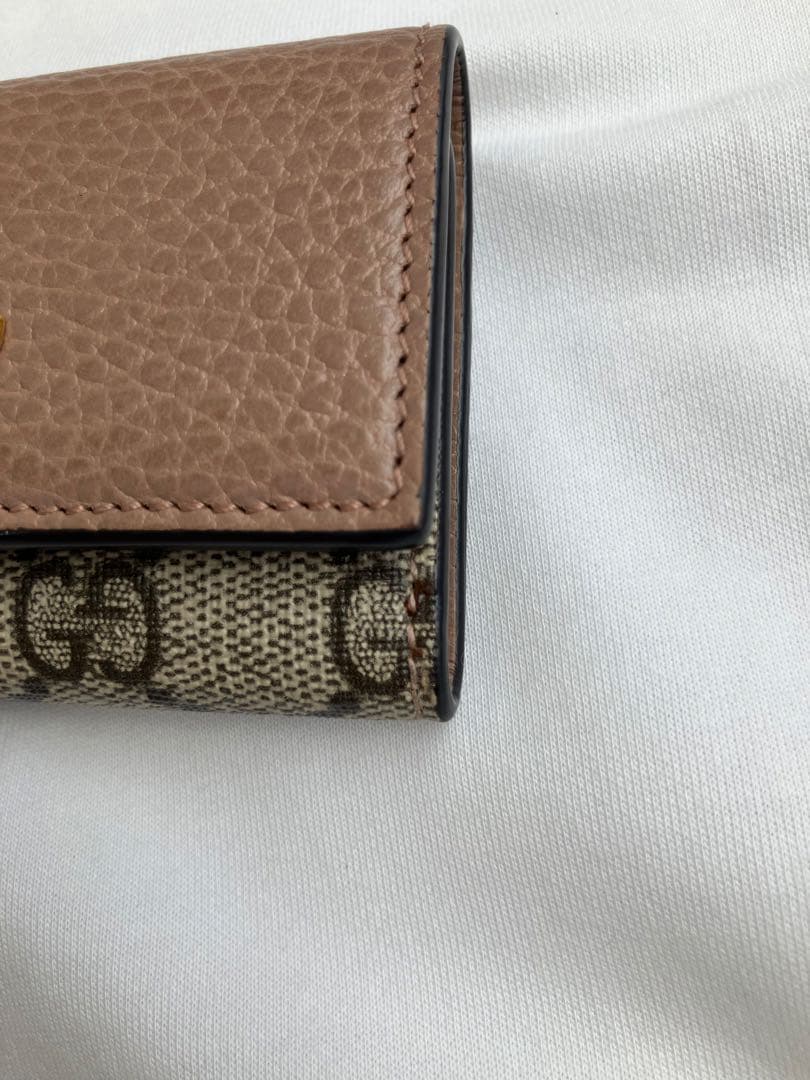 ✨匿名発送✨GUCCI グッチ ピンク/ベージュキーケース