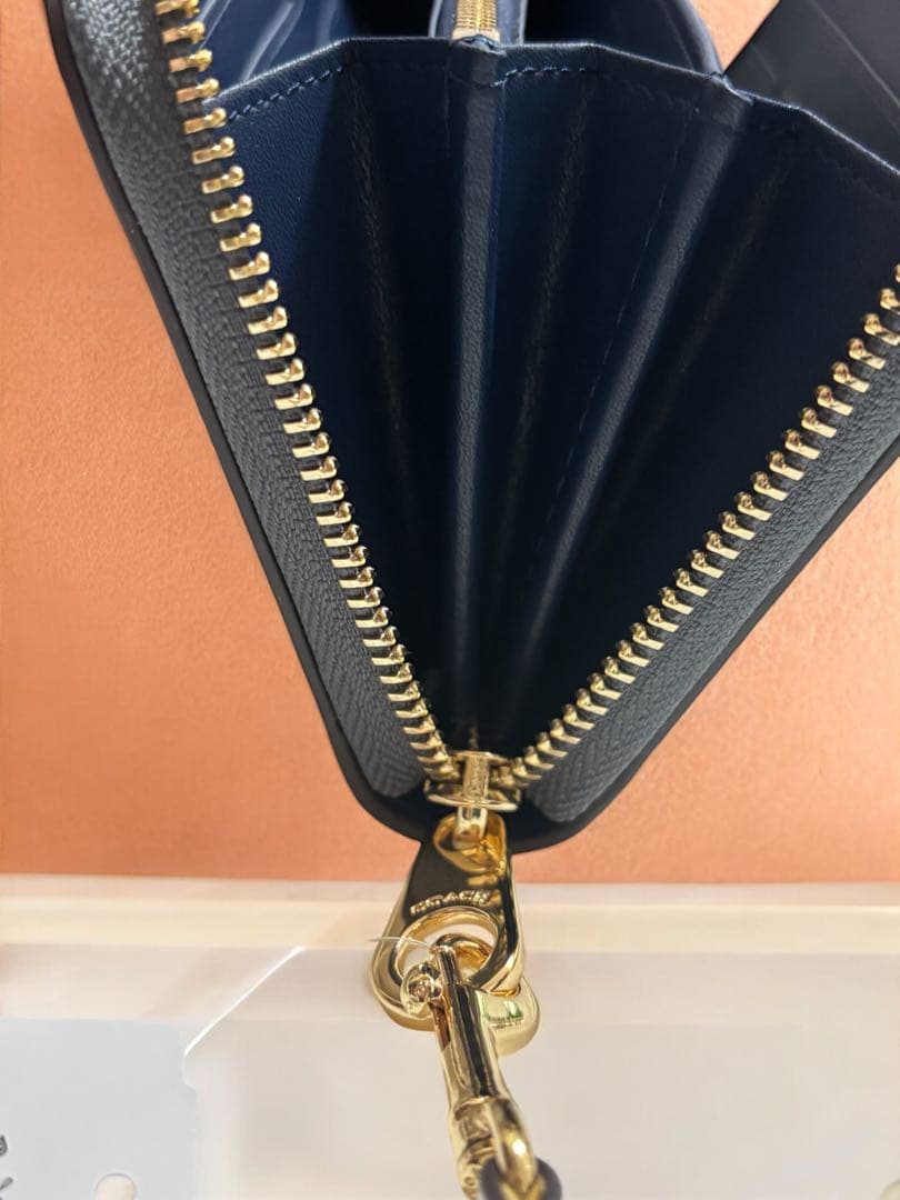 【新品未使用】COACH グレー 長財布