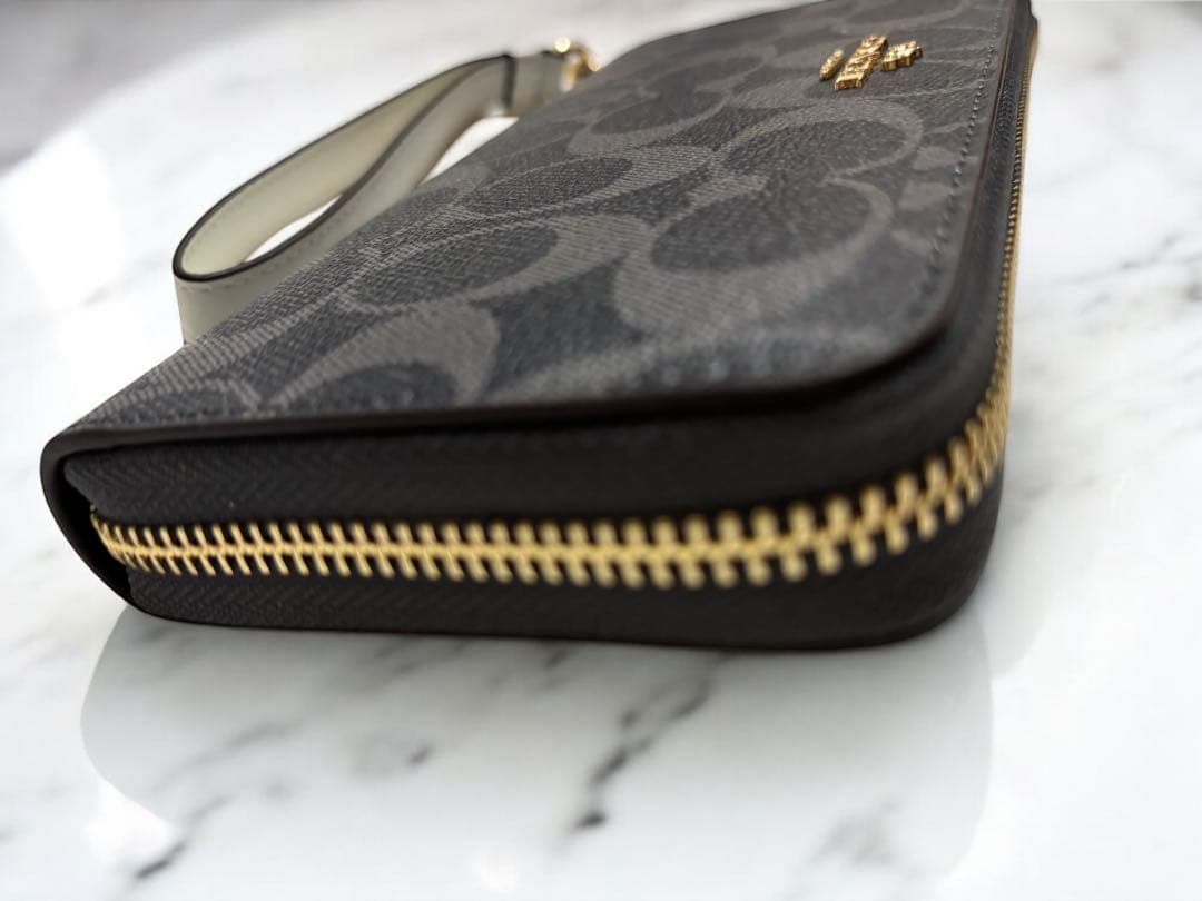 【新品未使用】COACH グレー 長財布