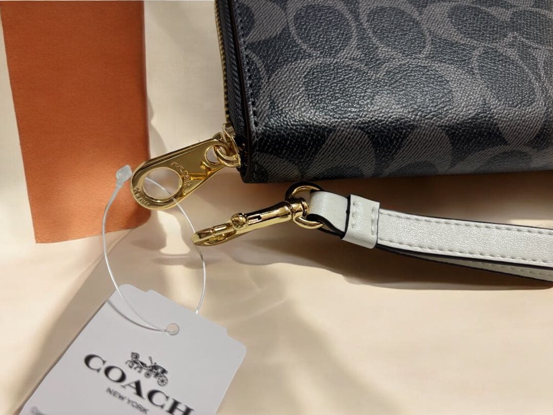【新品未使用】COACH グレー 長財布