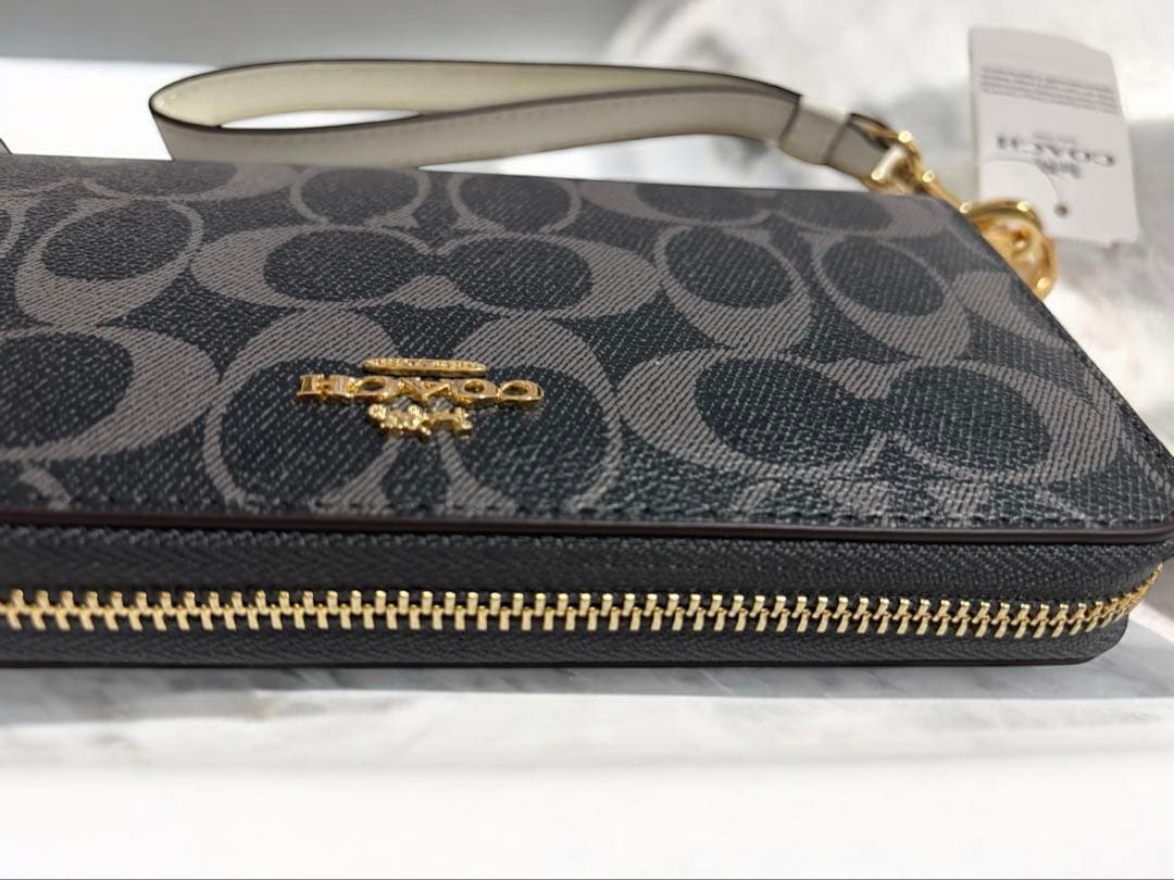 【新品未使用】COACH グレー 長財布