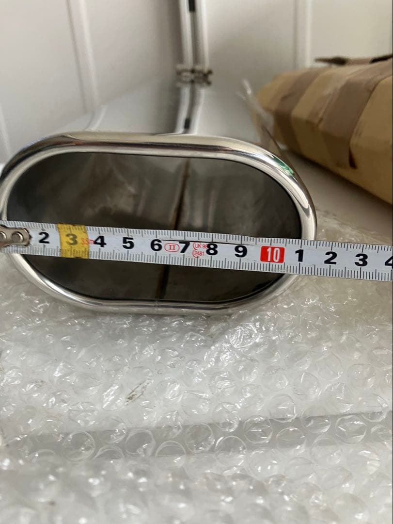 13クラウン　ステンレススチール オーバルマフラー