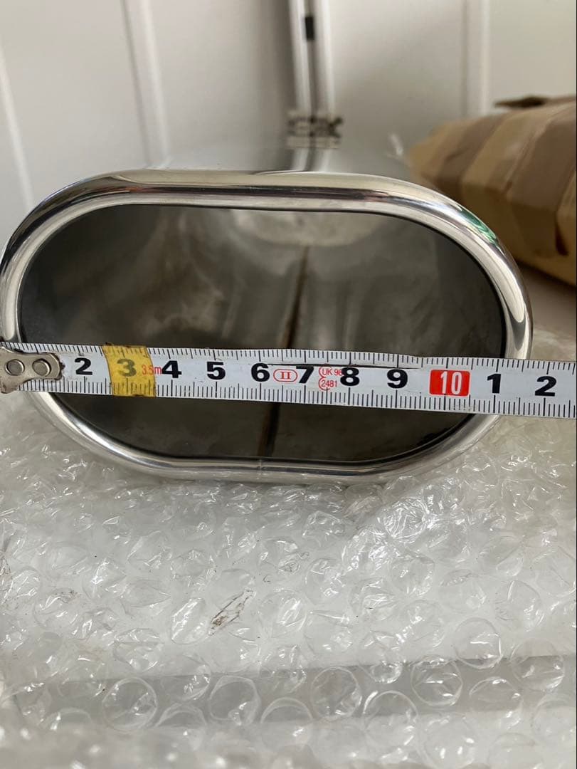 13クラウン　ステンレススチール オーバルマフラー