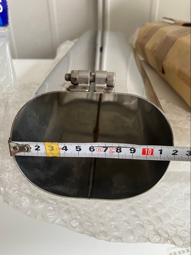 13クラウン　ステンレススチール オーバルマフラー