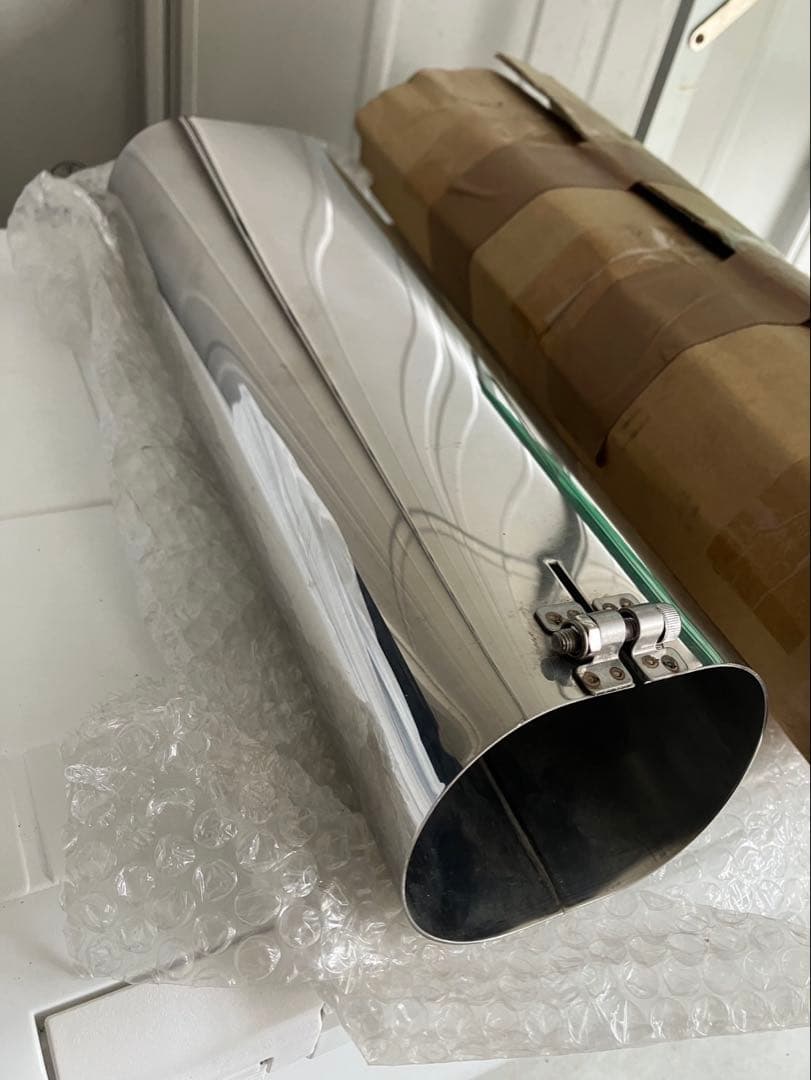 13クラウン　ステンレススチール オーバルマフラー