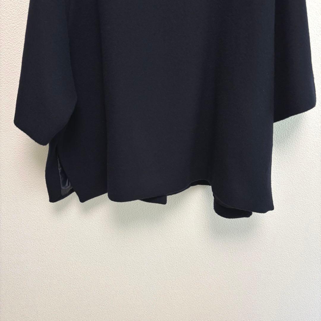 【utilite】日本製 ポンチョ リバーコート ネイビー ユティリティ