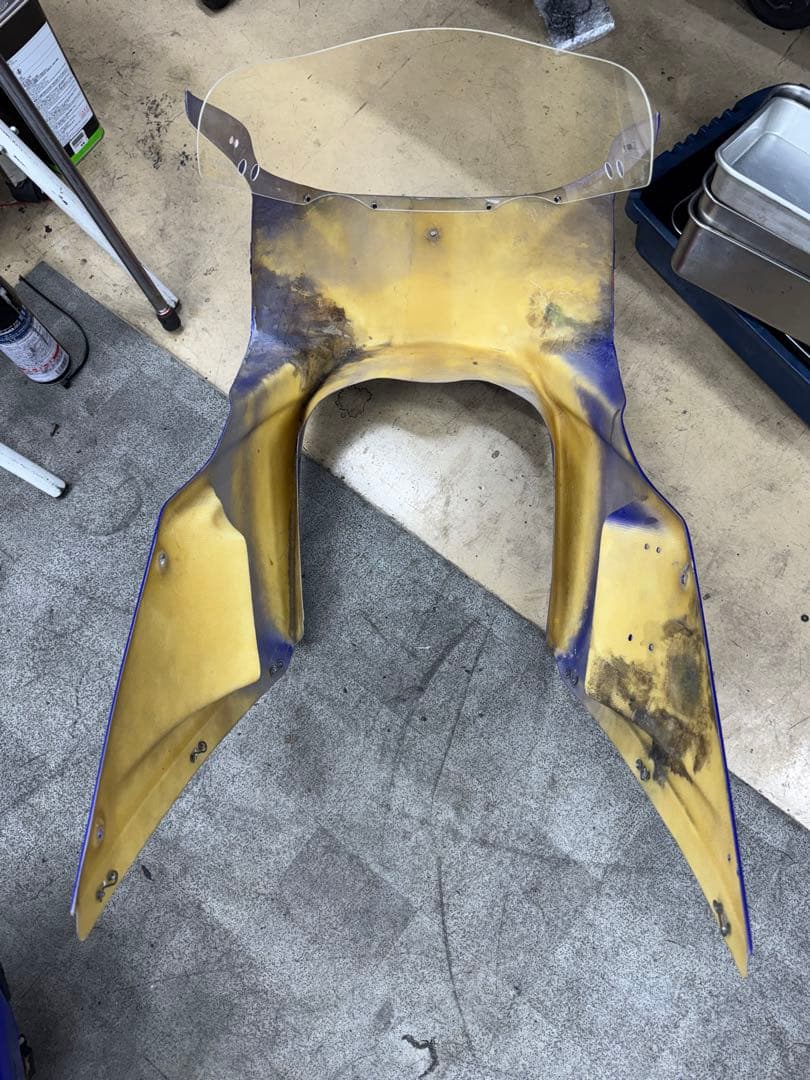 nsr250r mc21 FRPレーシングカウル　タンク　セット　らんまる