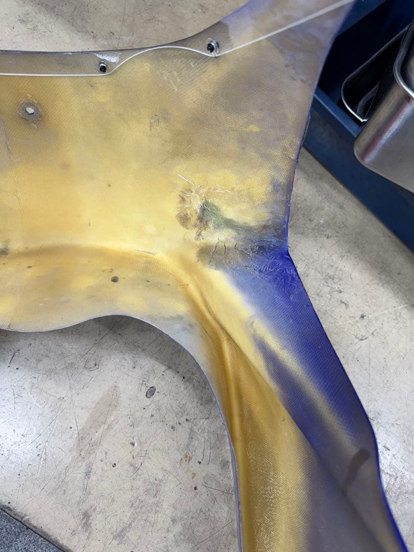 nsr250r mc21 FRPレーシングカウル　タンク　セット　らんまる