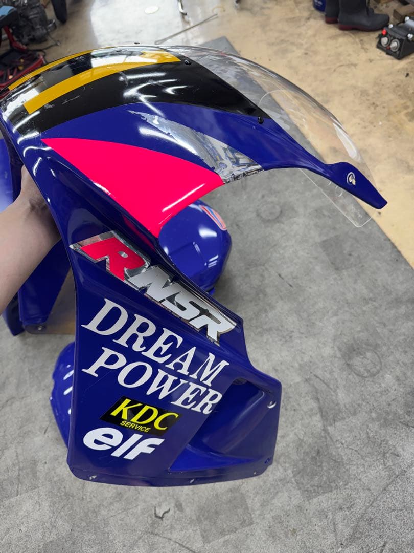 nsr250r mc21 FRPレーシングカウル　タンク　セット　らんまる