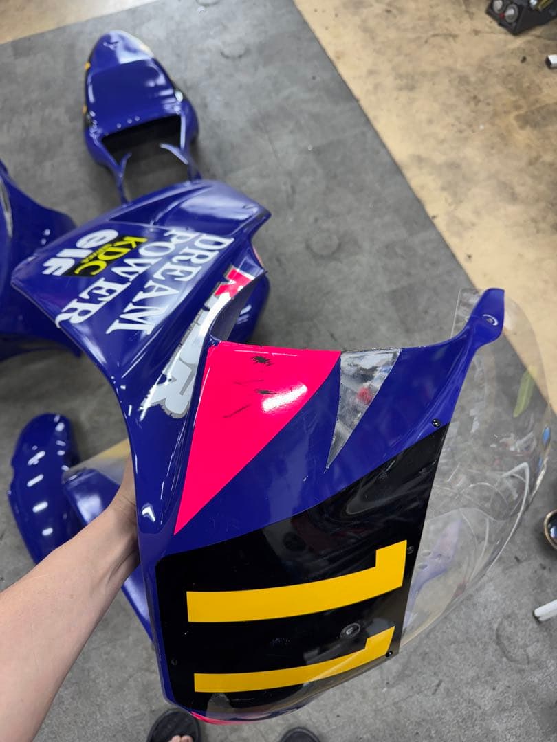 nsr250r mc21 FRPレーシングカウル　タンク　セット　らんまる