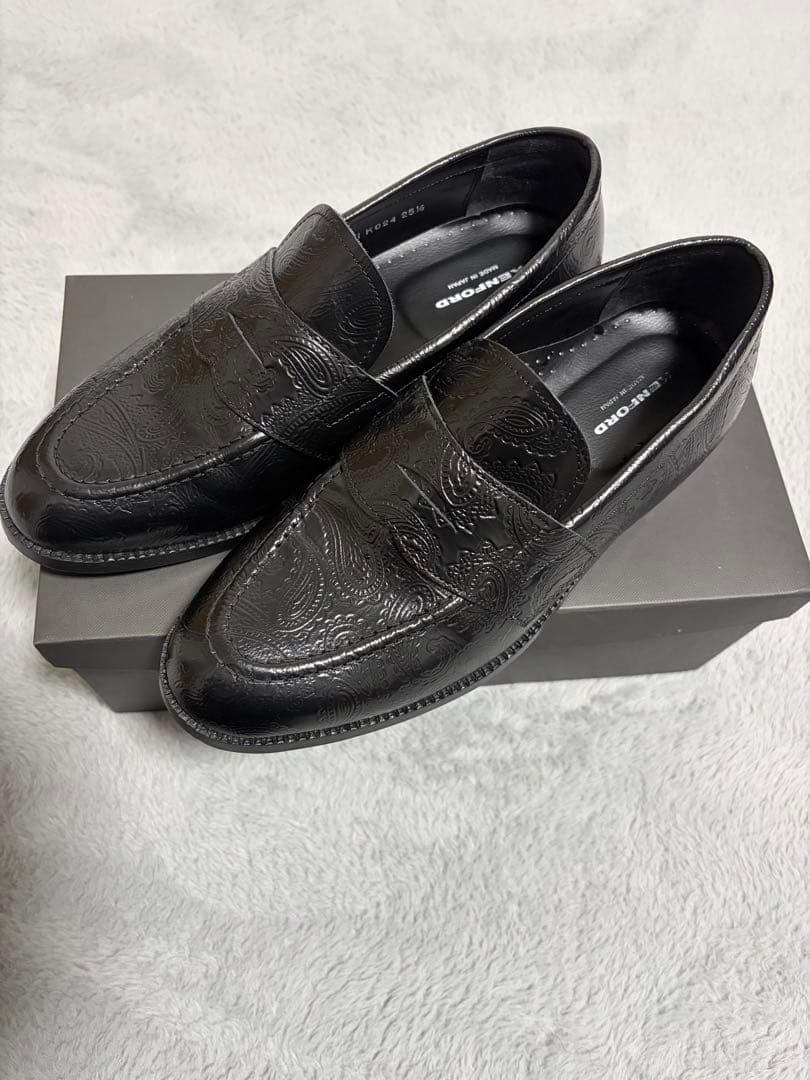 ケンフォード EMBOSSED LOAFERS ローファー ペイズリー