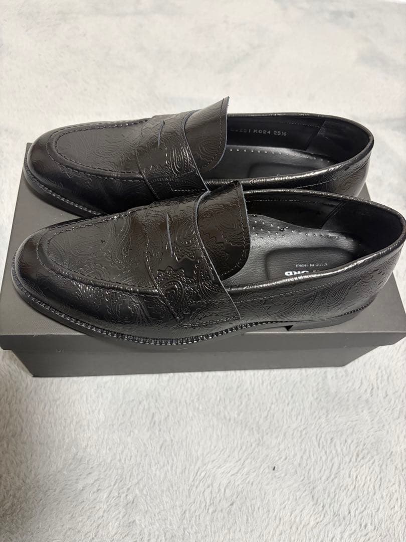 ケンフォード EMBOSSED LOAFERS ローファー ペイズリー