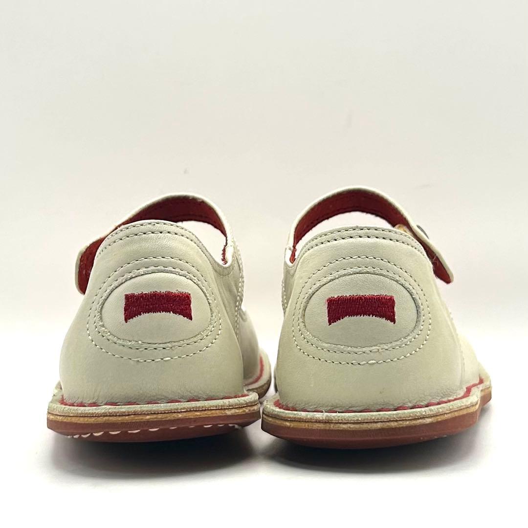 極美品✨ CAMPER 【25㎝】 TWINS レザー フラット パンプス