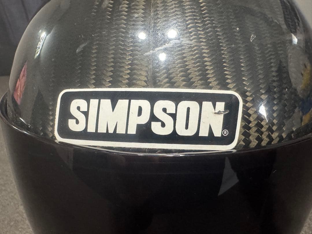 M*中様 SIMSON カーボンファイバー フルフェイスヘルメット