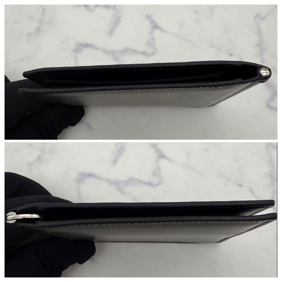 【BERLUTI】ベルルッティ カリグラフィ マネークリップ二つ折り札入れ