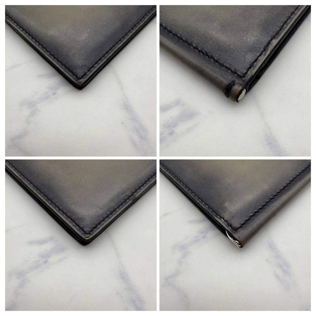 【BERLUTI】ベルルッティ カリグラフィ マネークリップ二つ折り札入れ