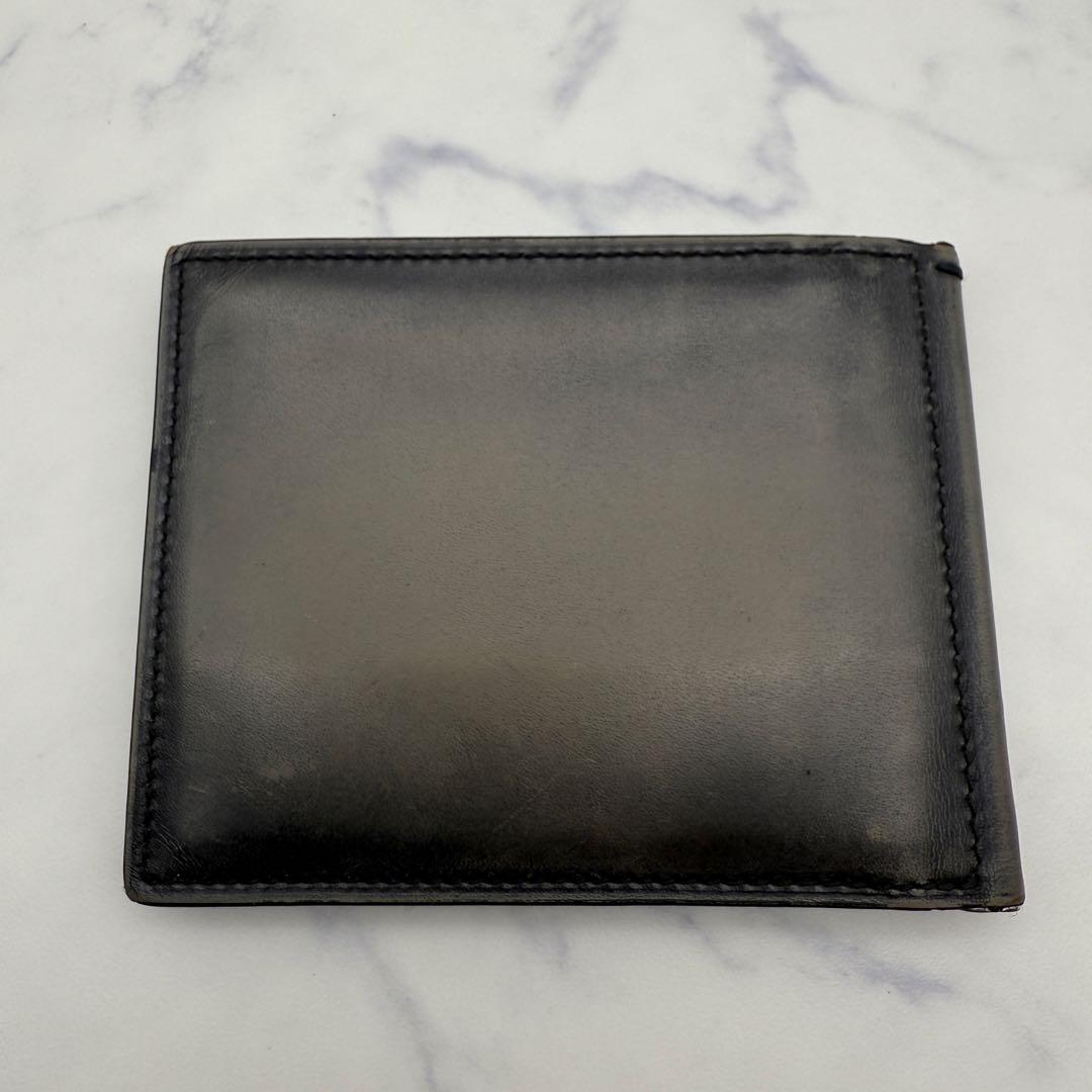 【BERLUTI】ベルルッティ カリグラフィ マネークリップ二つ折り札入れ