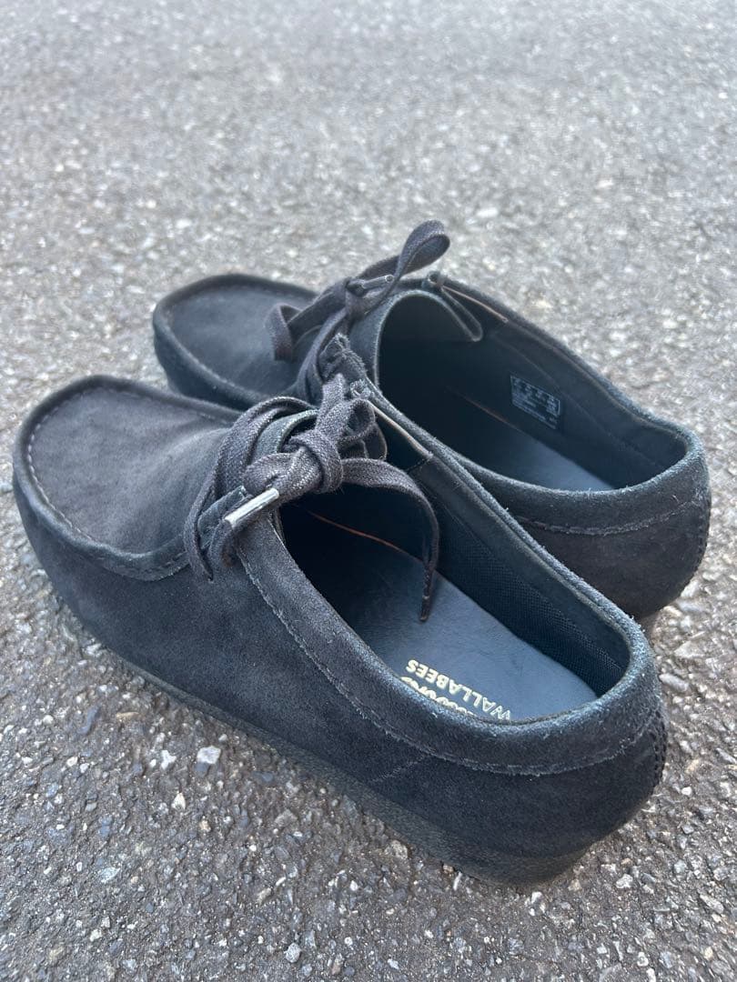 Clarks ワラビー ブラック 27.5cm 箱付き