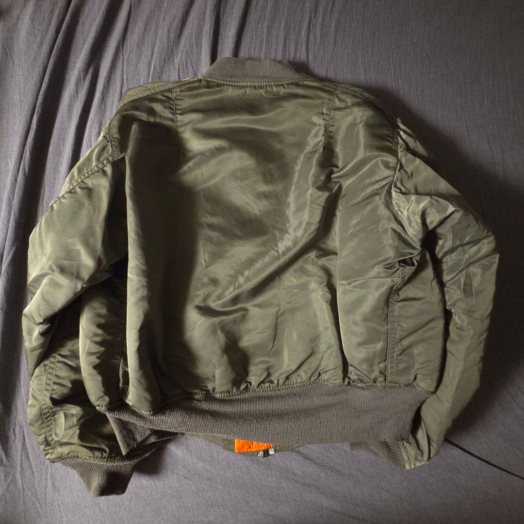 90s USA製 ALPHA INDUSTRIES MA-1 L