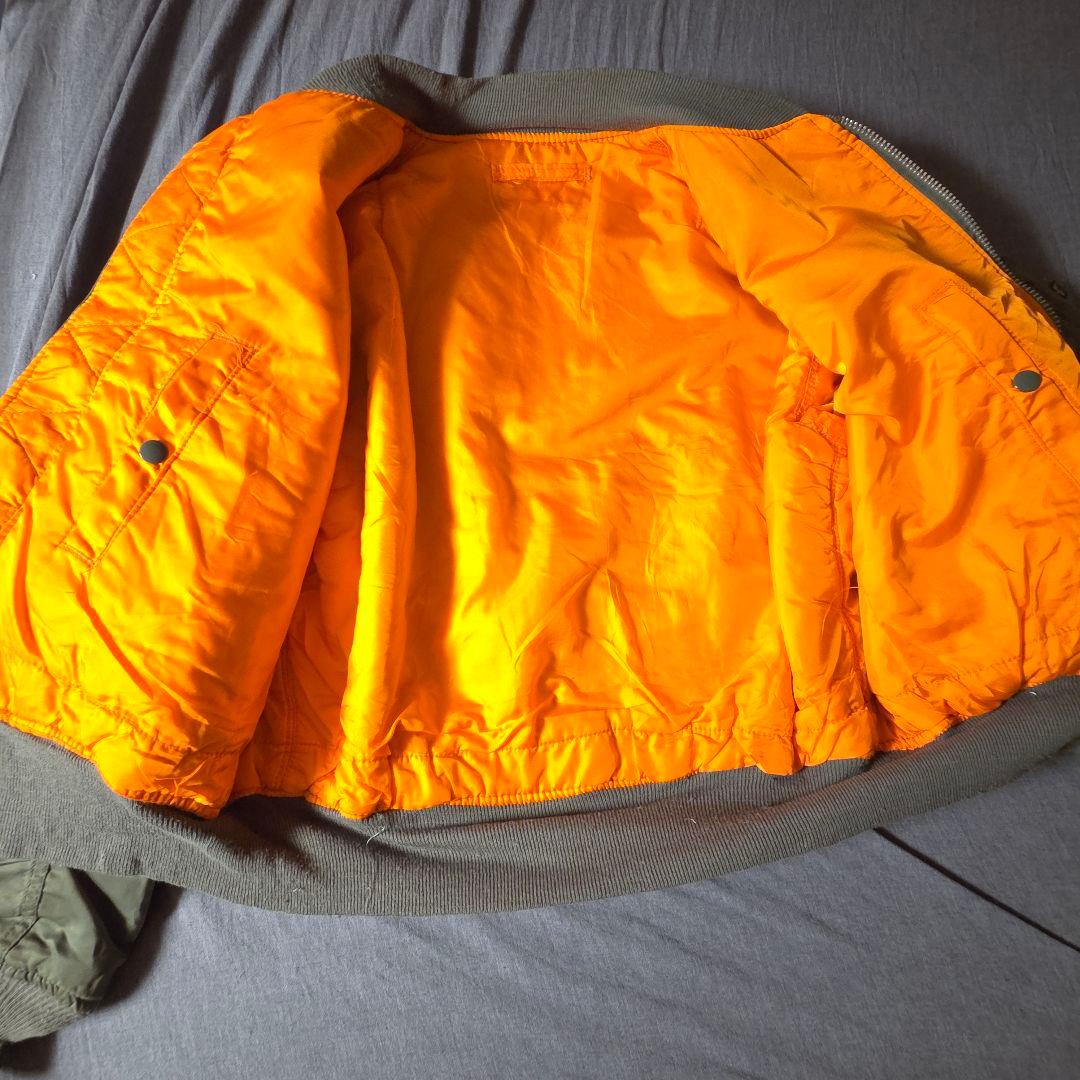 90s USA製 ALPHA INDUSTRIES MA-1 L