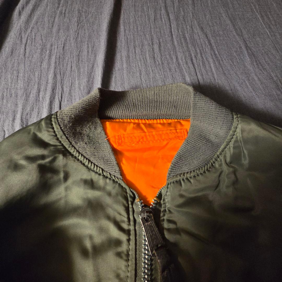 90s USA製 ALPHA INDUSTRIES MA-1 L