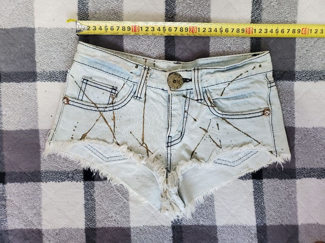 d.i.a　ペイントデニム、ショートパンツ　24