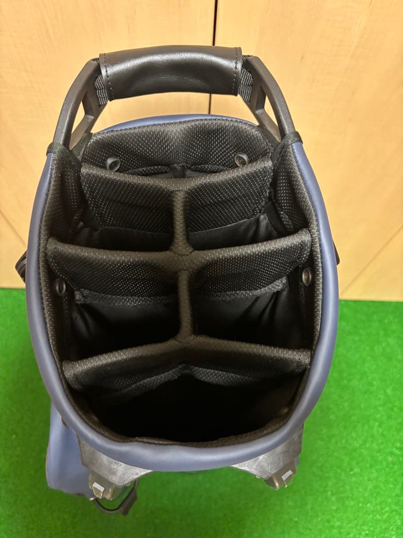 J.Lindeberg キャディバッグ ネイビー/レッド　スタンド式