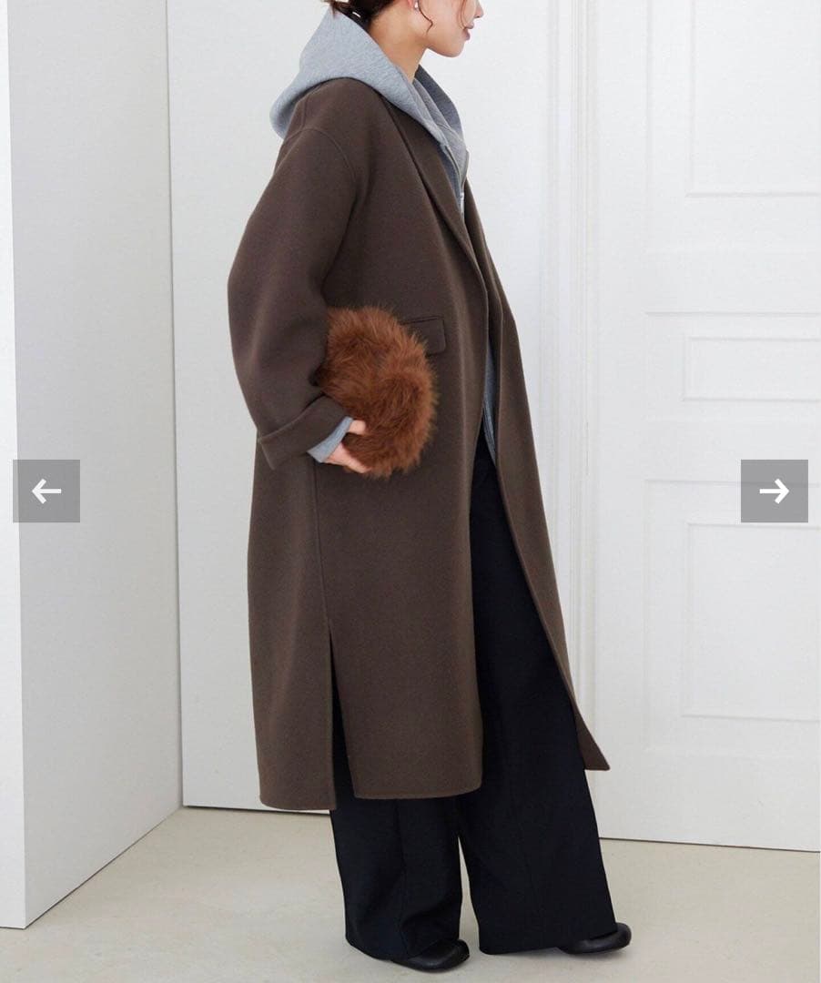 むう様　SLOBE IENA souple wool ダブルフェイス