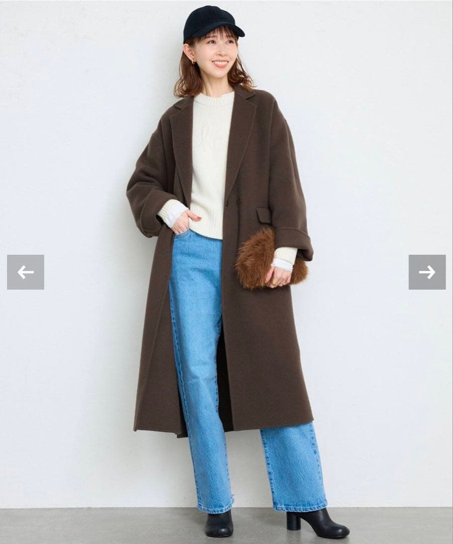 むう様　SLOBE IENA souple wool ダブルフェイス