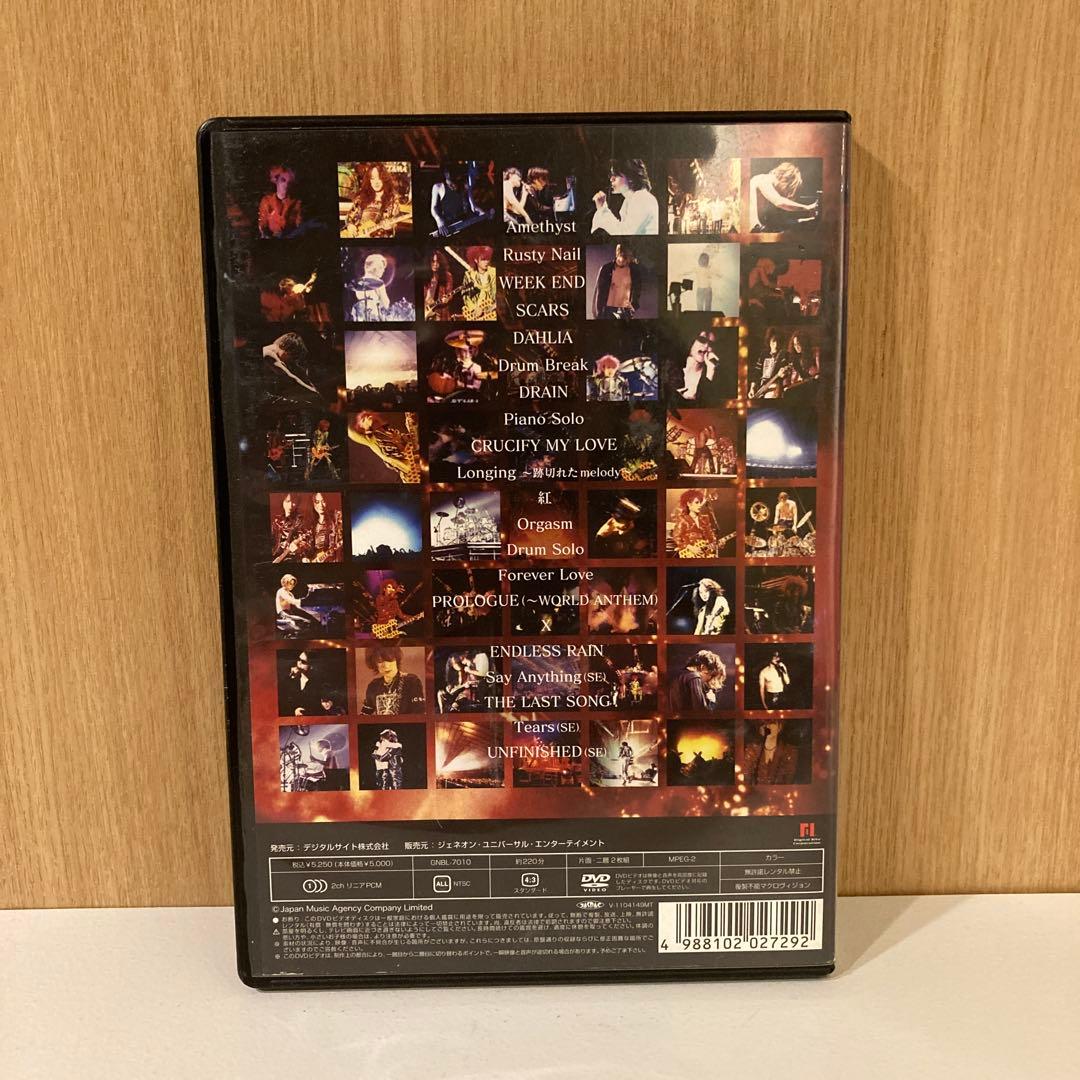XJAPAN The Last Live完全版　DVD２枚組