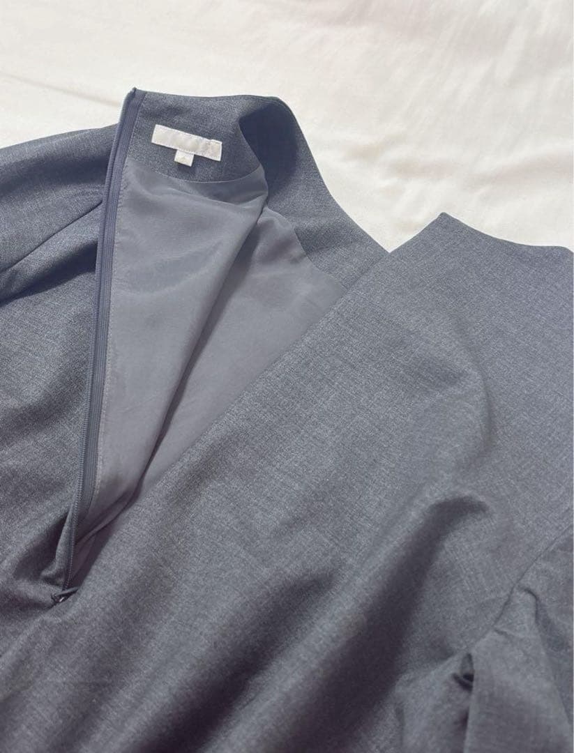 極美品✨【Ｒ by高橋リタ】ヘムライン バルーンヘム フレアブラウス