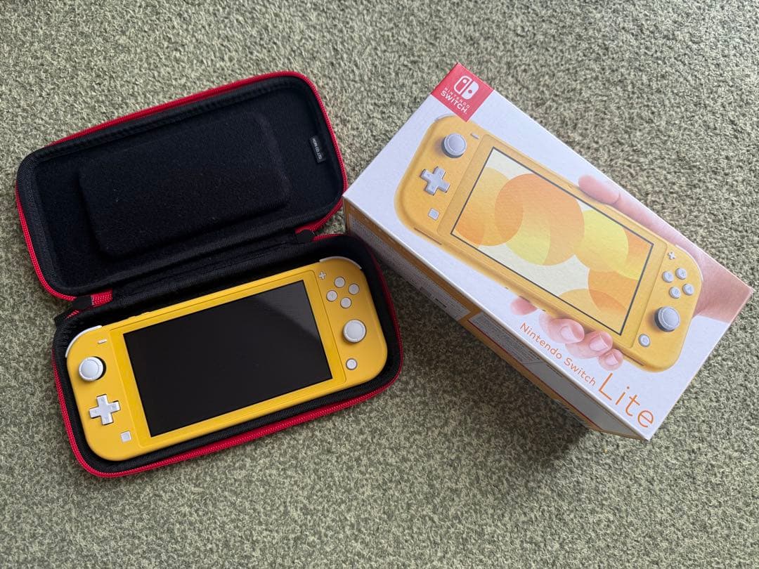 Nintendo Switch Lite イエロー 充電器&ケース付